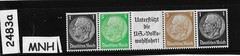 MNH stamps strip-pane-booklet 1933-1936 Hindenburg Third Reich Germany #2483a
