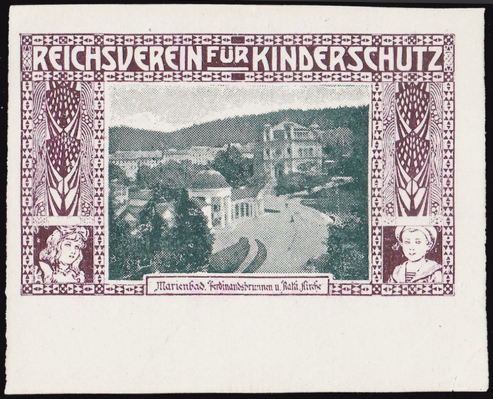 Germany – Child Protection Label Unused hinged.