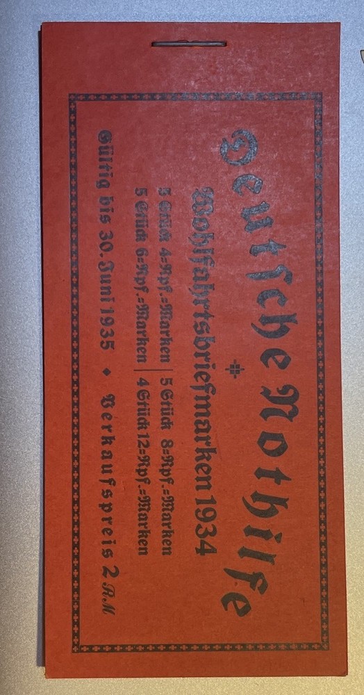 German Booklet ( No Stamps)