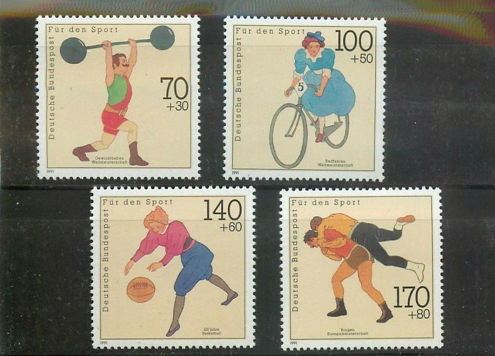 Bundesrepublik MNH ** 1499-02 SC B701-4 Sports