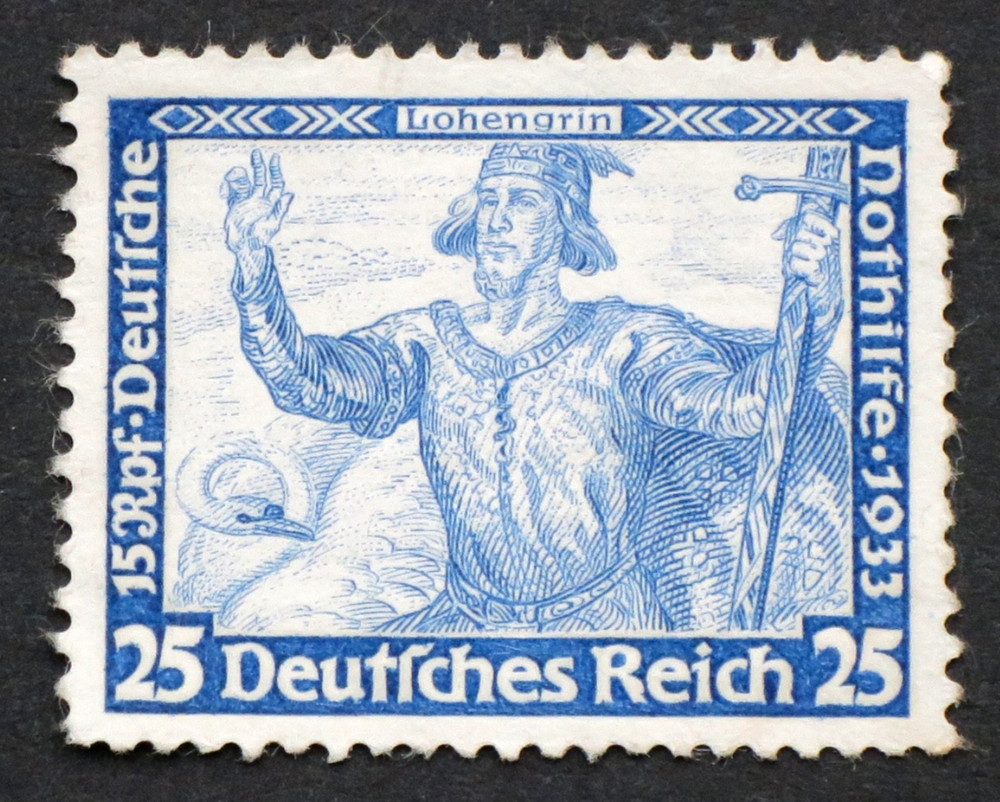 GERMANY Third Reich 1933 Wagner Opera Lohengrin Mint Stamp