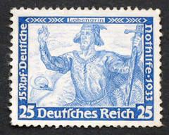 GERMANY Third Reich 1933 Wagner Opera Lohengrin Mint Stamp
