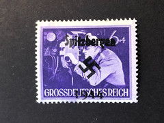 Germany WWII propaganda fantasy ovpt (SPITZBERGEN) 6+4 Rpf. MNH /s10 #126