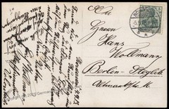 Germany 1913 Crashed Albatros Airplane Used Stamped Cover RPPC 66677