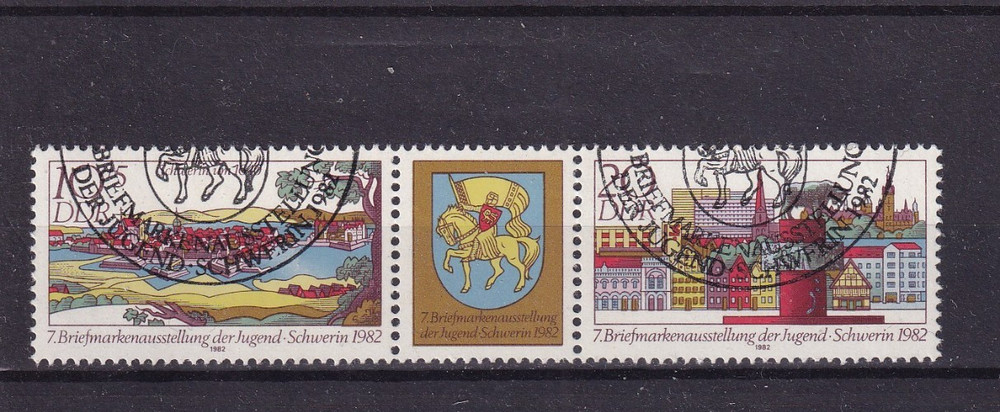DDR used 2722-3 SC 2280-1 Youth Stamp Expo
