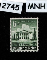 MNH Stamp B180 1940 Germany Castles Cathedrals Architecture Winter relief #2745