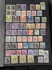 GERMANY DEUTSCHE REICH STAMP COLLECTION + STATE STAMP IN STOCKBOOK USED, MH, MNH