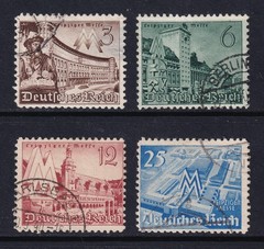 GERMANY 1940 Leipzig Fair set of 4 SG 727-730 Used