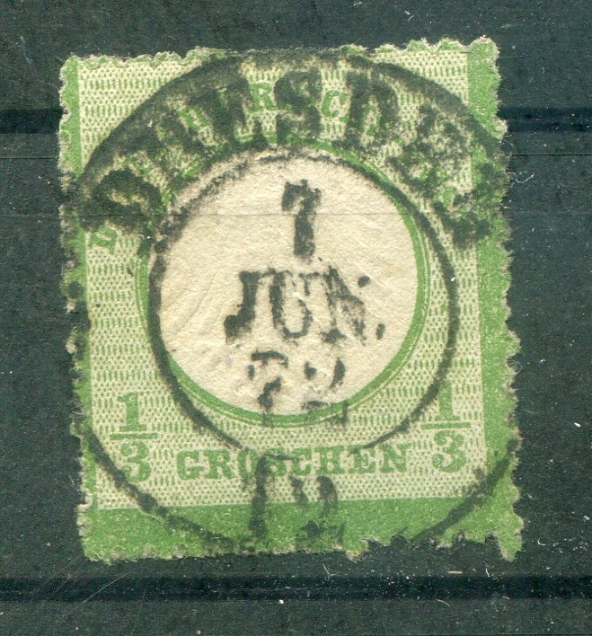 DR Pfennig Time 2b Extremely Rough Perforation Mint 150EUR (GA0808