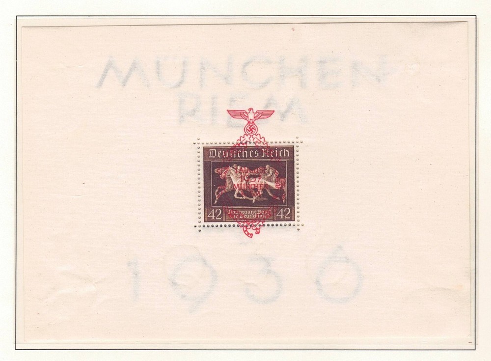 Germany – 1937 Mi. Block 10,