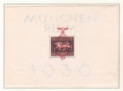 Germany – 1937 Mi. Block 10,
