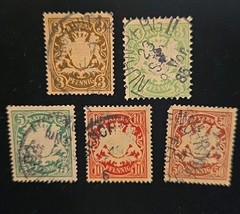 Bavaria Stamps Coat Of Arms