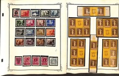 Croatia Specialized Stamp Collection on 40 Scott Pages, Blocks & Unlisted WWII