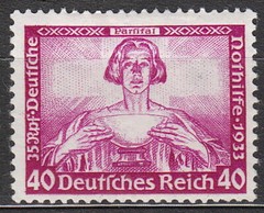 Stamp Germany Mi 507 Sc B57 1933 3rd Reich War Parsifal Richard Wagner MNH