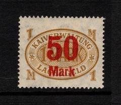 Germany 1920s Hamburg Dock Fees 50m on 1m M Heavy Hinged – S57408