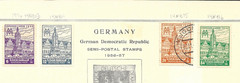 Germany West Saxony 1946 Scott Catalog 14NB13-16 Perf & Imperf (8pcs) MH