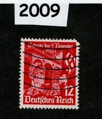 Used Stamp Sc 468 Munich Putsch 12th anniversary Germany 1935 #2009