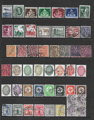 GERMANY VARIOUS USED POSTAGE/BACK OF BOOK ISSUES 1880 to 1940