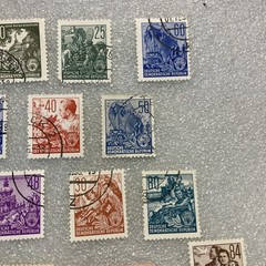 20 USED mixed varied Vtg. 1950-1990 DDR East Germany stamps; $1 Ships/A DEAL!