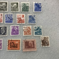 20 USED mixed varied Vtg. 1950-1990 DDR East Germany stamps; $1 Ships/A DEAL!