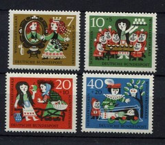 Germany – BRD : Fairy Tale set from 1962 – mint NH