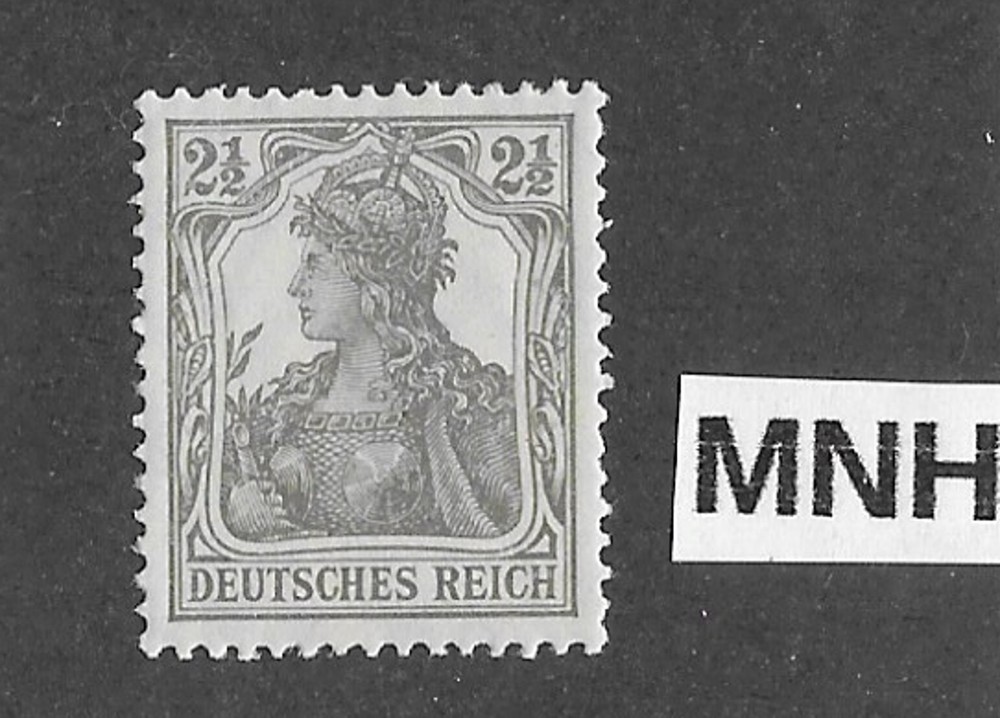 MNH Stamp PF 2 1/2 Scott #97 Weimar German Republic 1916 Germania issue