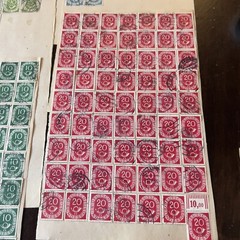 MASSIVE ACCUMULATION LOT GERMANY POSTHORN STAMPS ON PAGES, INCLUDES HIGH DENOMS