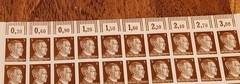 Lot of 1000 WWII Germany Hitler Stamps MNH – 10 Total Sheets 3 Pfennig