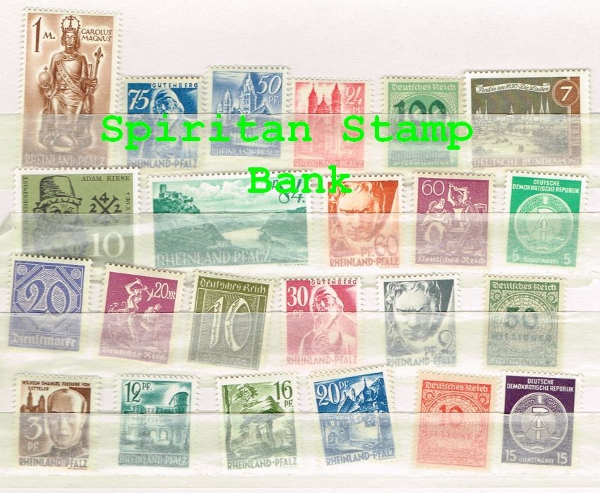 German Stamps: 23 Assorted Uncancelled Postage (13-541)
