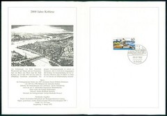 GERMANY FOLDER 1992/02 2000 JAHRE KOBLENZ MiNr. 1583 y