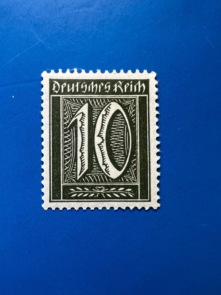German Reich 1921 10 pf Mi 159b MNH VF Signed INFLA Berlin
