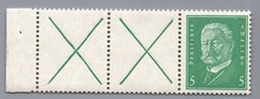German Reich composite print Michel number W27.2 mint never hinged