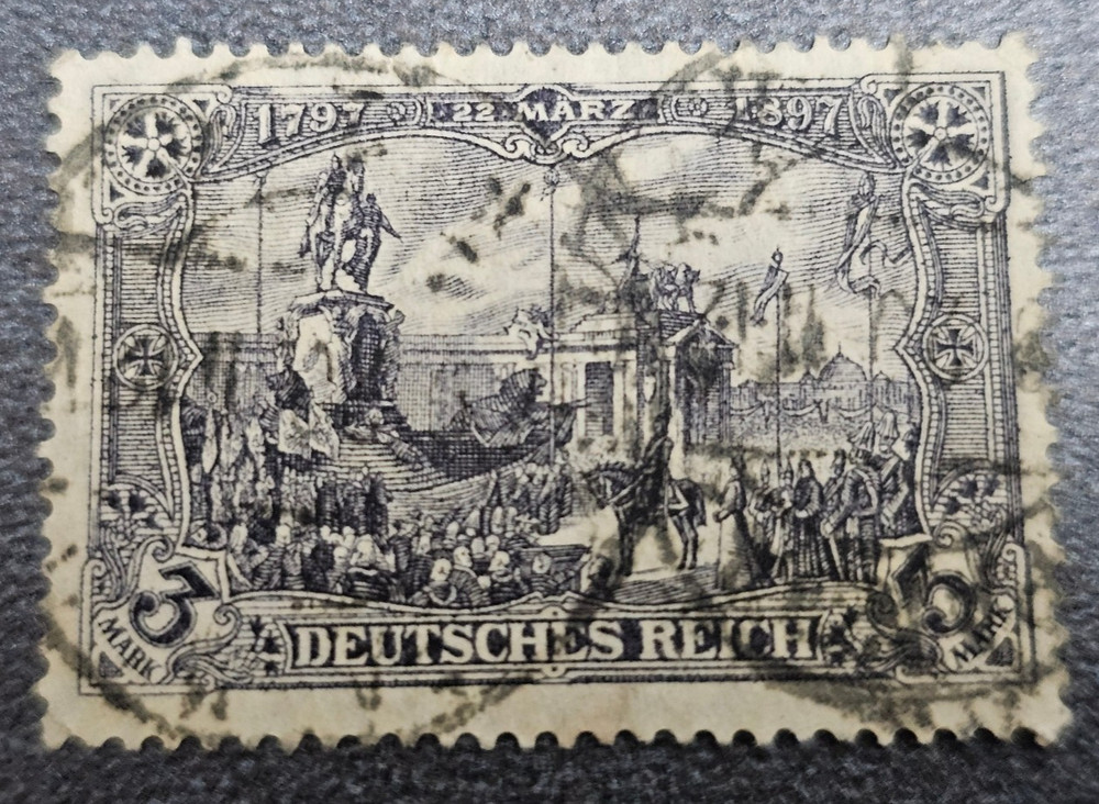 Stamp Germany Reich Germania 3 Mark 1920 Mi. Nr. 96 [🇩🇪39619-4]