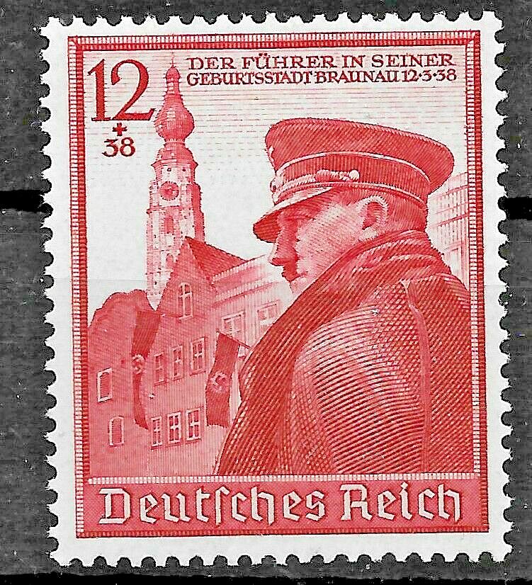 Germany Third Reich Mi# 691 MH Hitler’s 50th Birthday 1939 *