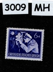 MH stamp B260 WWII 1944 Germany Third Reich Military U-Boat Captain #3009