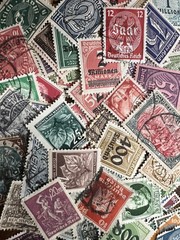 Nazi German stamp LOT OF 50!!! -Third Reich WWII WW2 era stamps! FREE SHIPPING!