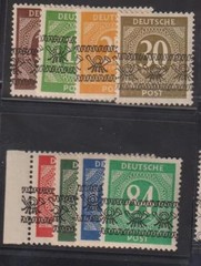 Germany #585A-593 LH VF Several signed GERTED EBEL GOECKS, etc. Cat Value: $1…