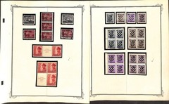 Croatia Specialized Stamp Collection on 40 Scott Pages, Blocks & Unlisted WWII