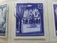 Deutsche Post Osten Germany Poland Occupation 1941 12gr fine used A11P10F168
