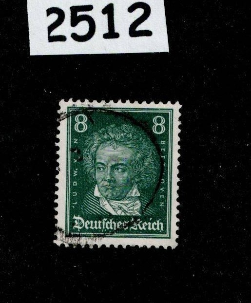 Used Stamp Sc 354 Ludwig von Beethoven 1926-1927 German republic #2512
