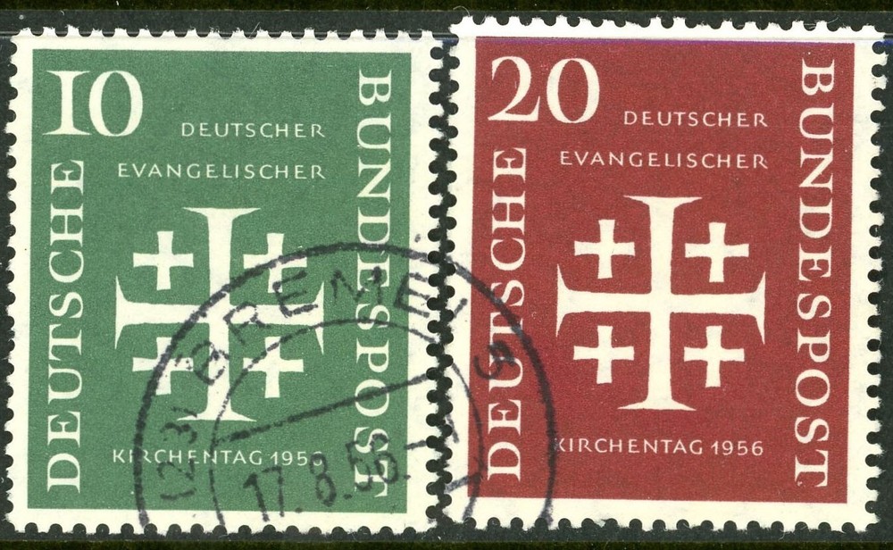 Stamps Germany, Scott # 744-745 used