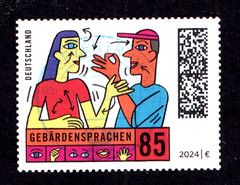 Germany Sign Language Disabled Hands Languages Mi 3819 Stamp 2024