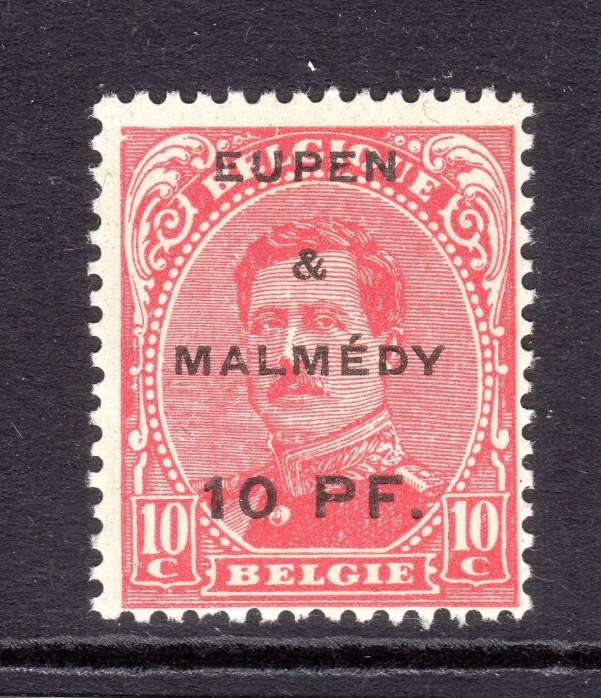 Germany, Belgium Occupation Scott #1N19 F/VF MNH 1920 10 Pfg Eupen & Malmedy