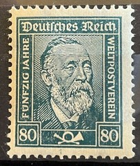 Germany 1924 Reich Mi 363 Sc 343 Heinrich Stephan **MNH