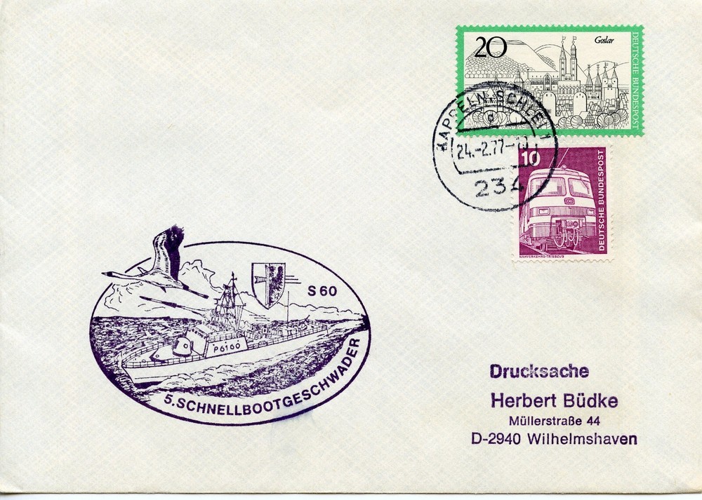 GERMANY MISSILE SPEED BOAT S60 FDC1872