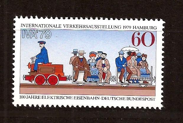 [D7918] BRD, Germany, 1979 MNH** International Traffic Exhibition, Trains