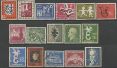 SAAR Sc#262//322 1957-59 Sixteen Commemorative Stamps Used & Mint