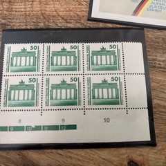 Lot Of 7 1990 Germany Deutsche Mini Sheet Berlin Wall MNH + Other Stamps.