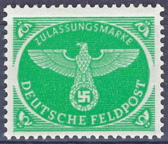 Germany Third Reich Military Field post for Xmas packages 1944 Mi #4 MNH **