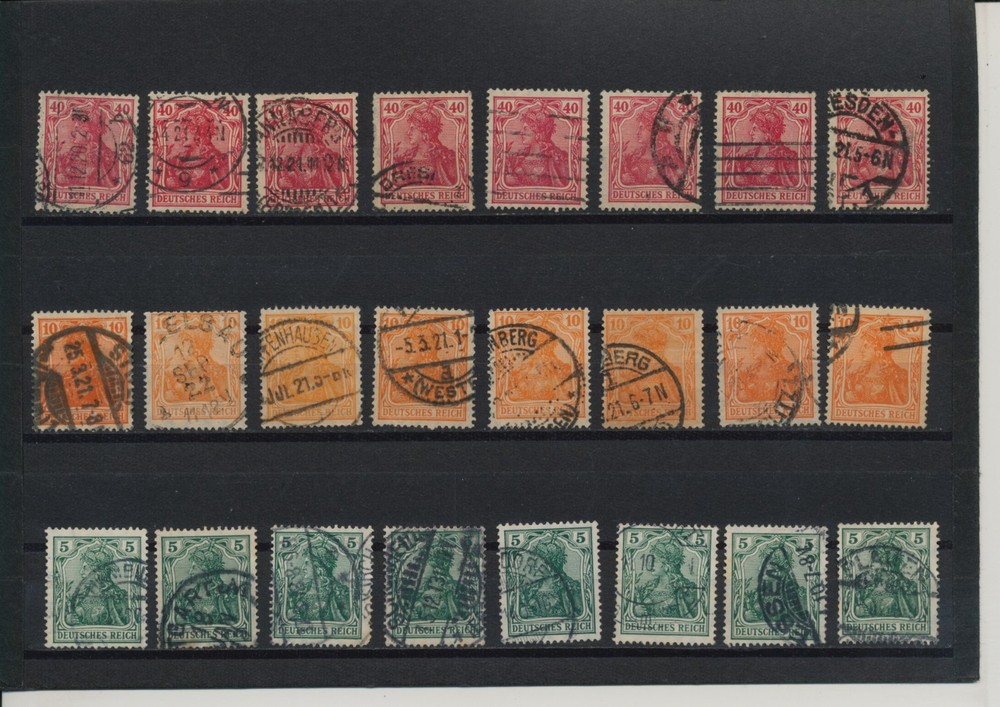 Germany, Deutsches Reich, Nazi, liquidation collection, stamps, Lot,used (BR 30)